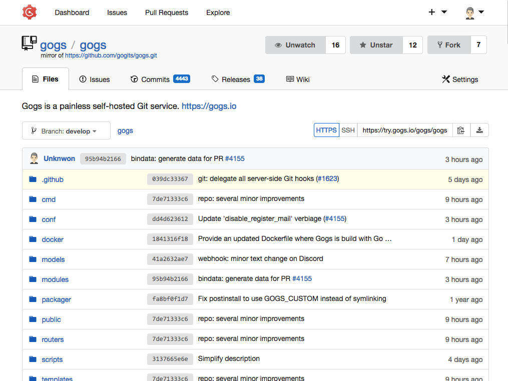 Gogs A Painless Self Hosted Git Service